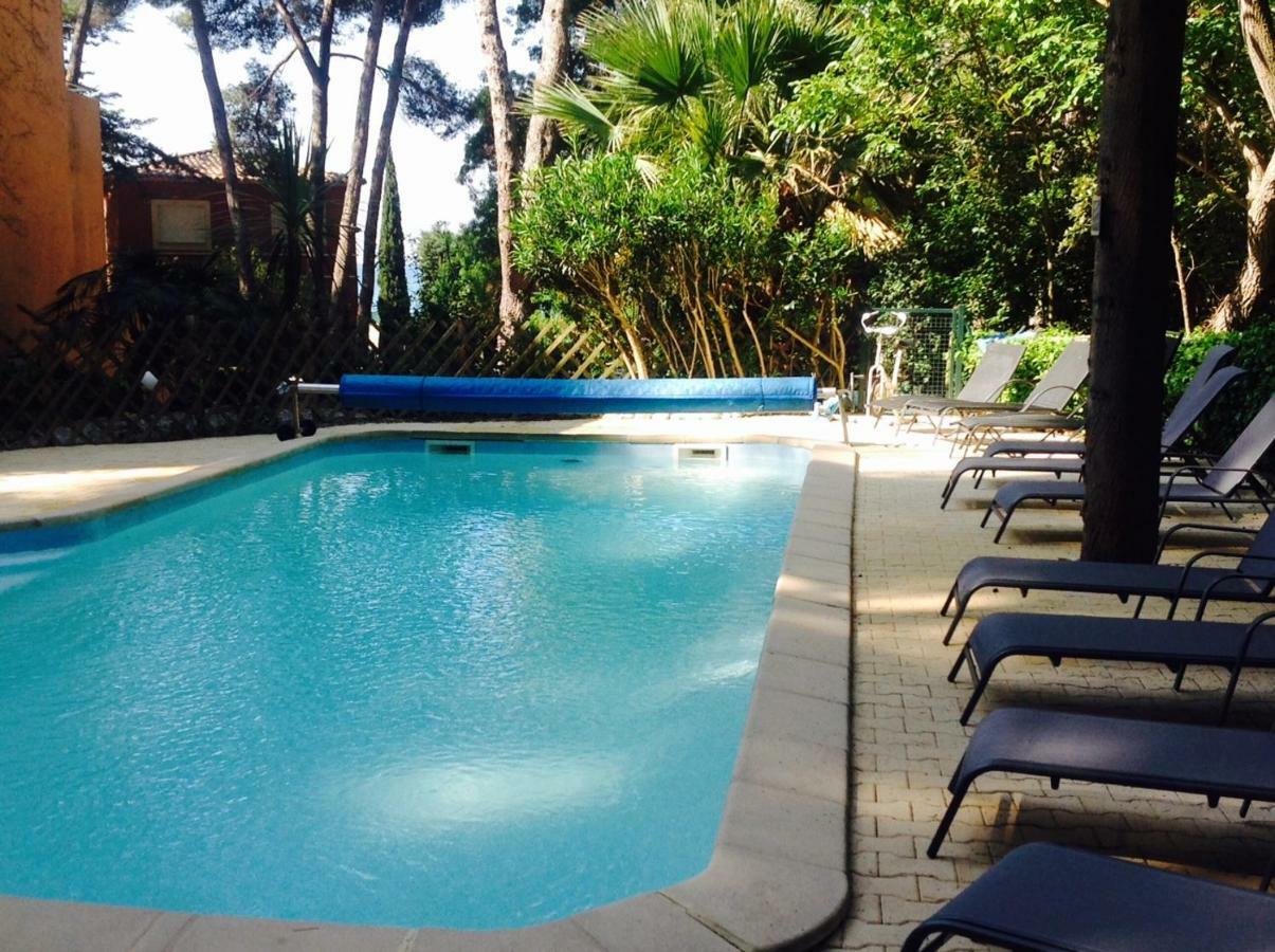 50M Plage T2 Grande Terrasse Vue Mer Climatise Piscine Chauffee, Parking Clos Gratuit Sanary-sur-Mer Exterior photo